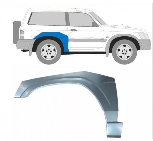 Nissan Patrol Y61 3 ajts hts srvd javt panel