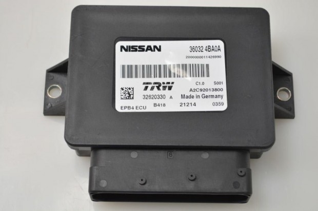 Nissan Qashqai Elektromos kézifék modul 360324BA0