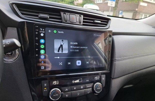 Nissan Qashqai J11 Android Carplay Rádió Multimédia Navigáció Kijelző