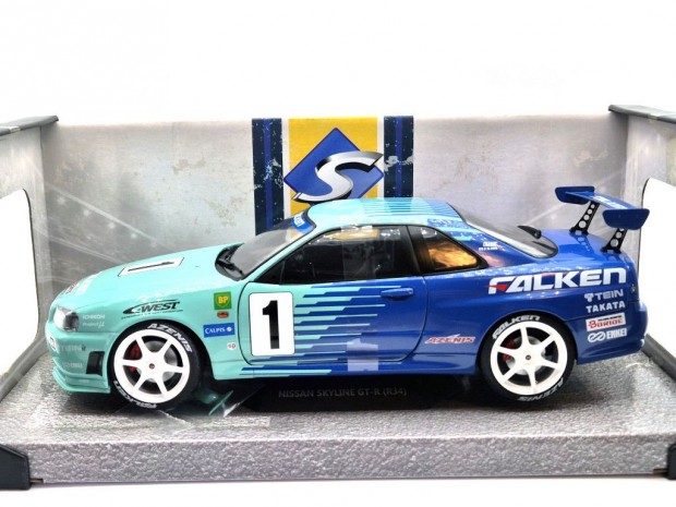 Nissan Skyline GT-R (R34) - Falken - Solido - 1:18