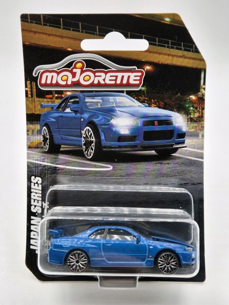 Nissan Skyline R34 GT-R - Majorette - 1:64