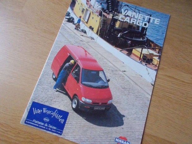 Nissan Vanette Cargo 1995 prospektus katalgus