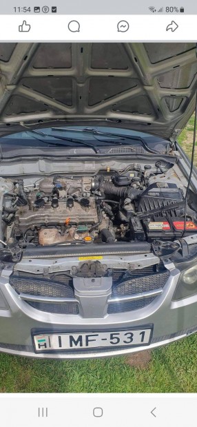 Nissan almera 15benzines n16 2003 komplet motor