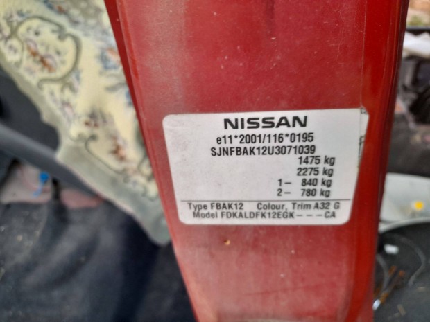 Nissan micra csavaros kasznielemek eladk