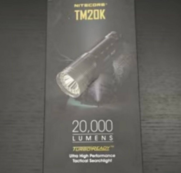 Nitecore TM20K Profi Elemlámpa 20000 Lumen Fényerő