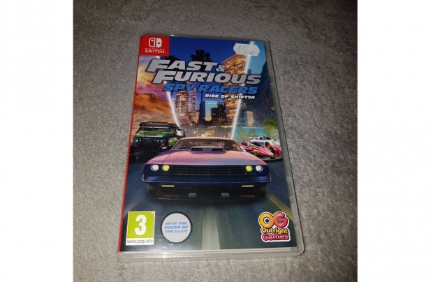 Nitendó switch fast and furious spy racers eladó