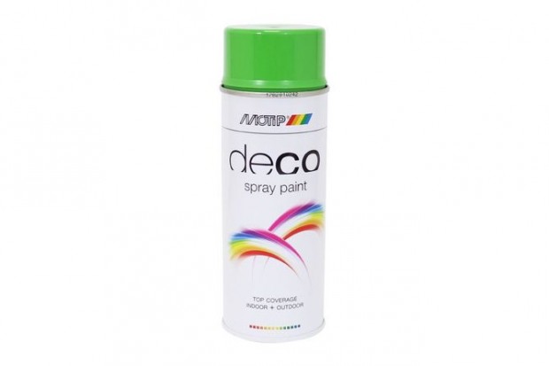 Nitro alapú fényes almazöld festékszóró spray MoTip 400ml