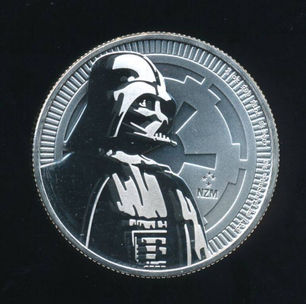 Niue 1 oz ezst 2017, Darth Vader, Star Wars