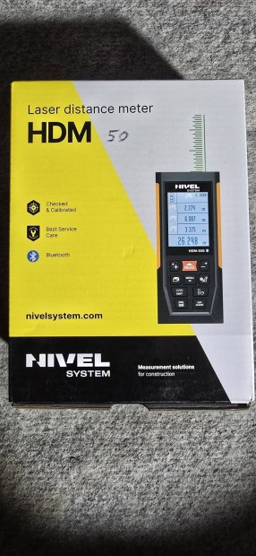 Nivelsystem kzi lzertvmr 50 mterig, bluetooth-al