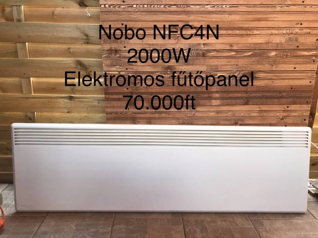 Nobo elektromos ftpanel elad