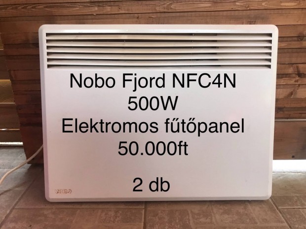 Nobo elektromos ftpanel elad