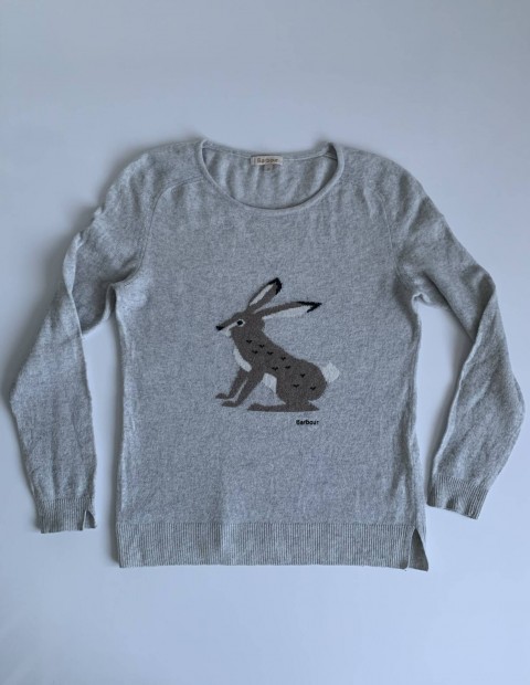 Női Barbour Heath Knit Rabbit Jumper vadász utcai nyúl nyuszi