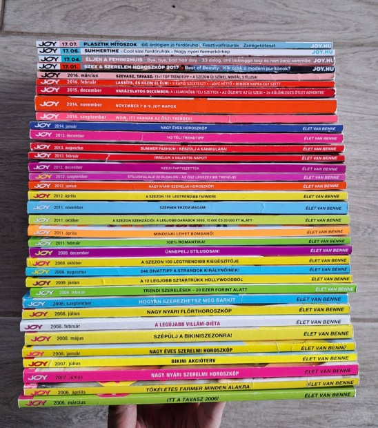 N�i divat lifestyle magazin csomag - 35 DB Joy