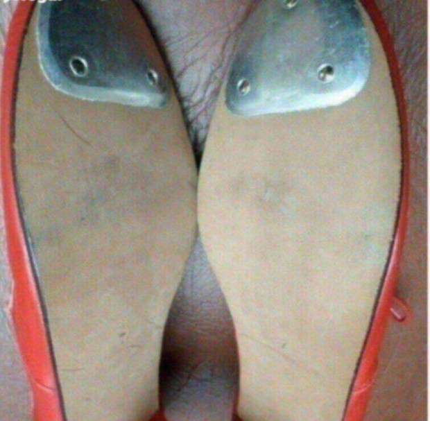 Női táncos sztepp cipő Angol valódi bőr