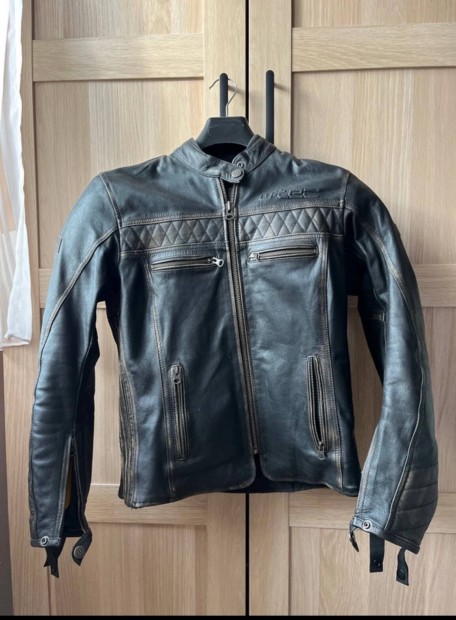 Női valódi bőr motoros dzseki
