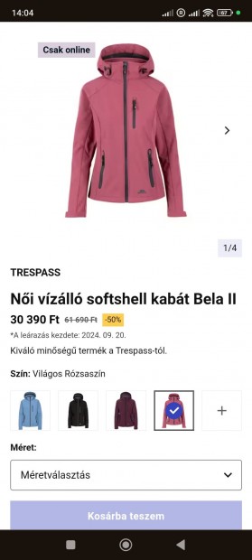 Ni vzll softshell kabt Bela II