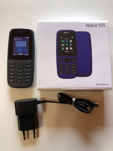 Nokia 105 (2019) krtyafggetlen mobiltelefon fekete