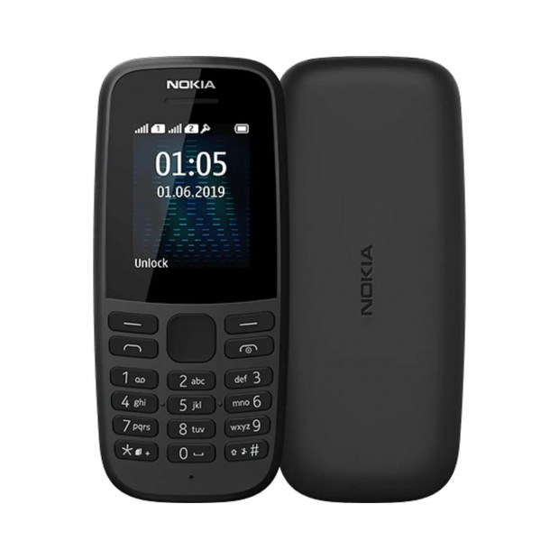 Nokia 105 (4th Edition)  - Szn: Fekete