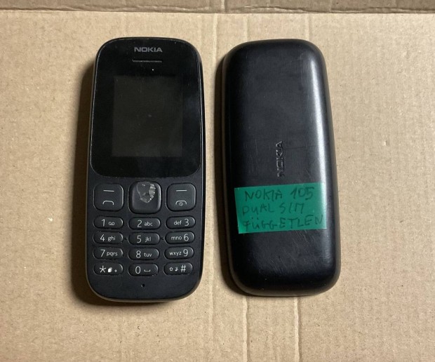 Nokia 105 dual sim fggetlen telefon elad! Mkdik!