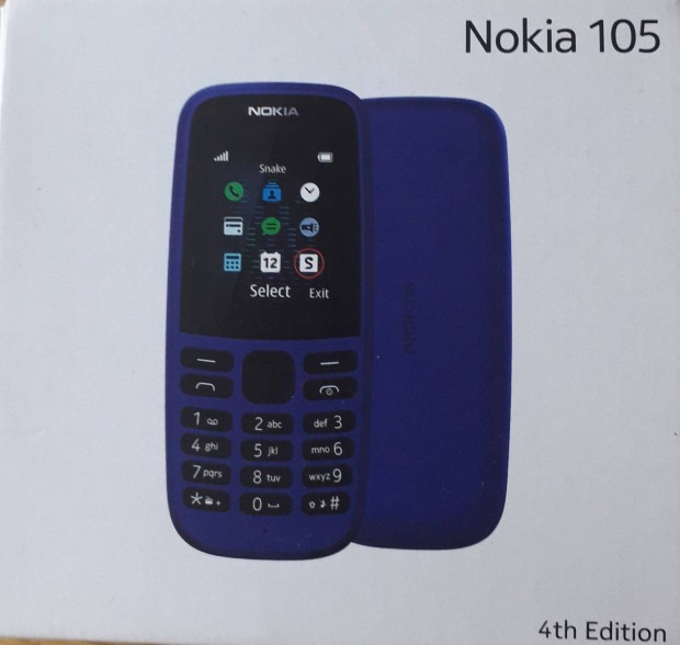 Nokia 105 jszer tlt (hasznlati utasts, doboz)