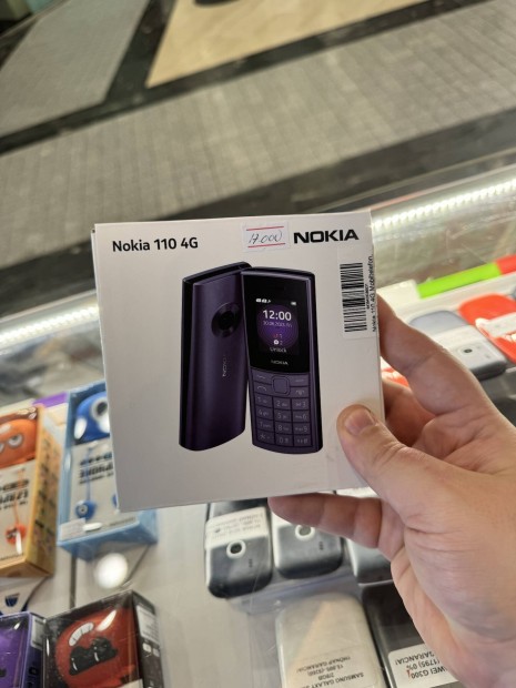 Nokia 110 4G Fekete Krtyafggetlen Garancival