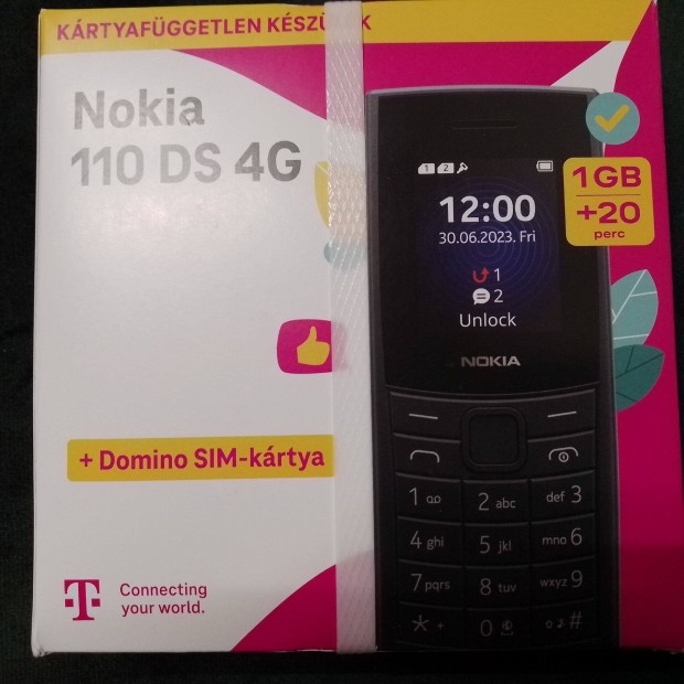 Nokia 110 DS 4G j bontatlan Krtya fggetlen telefon