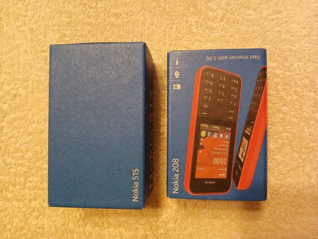 Nokia 208 s 515 mobiltelefon doboz