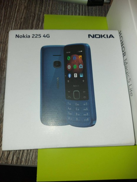 Nokia 225 4G j fekete Yettel mobil dobozban bontatlan 9900Ft