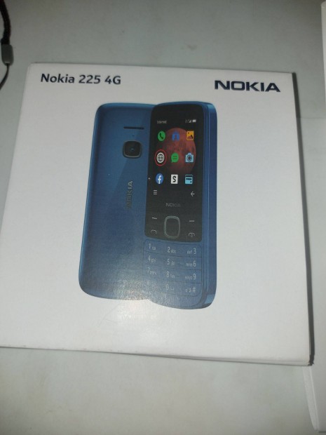 Nokia 225 4G bontatlan dobozaban Yetteles 9900Ft fekete