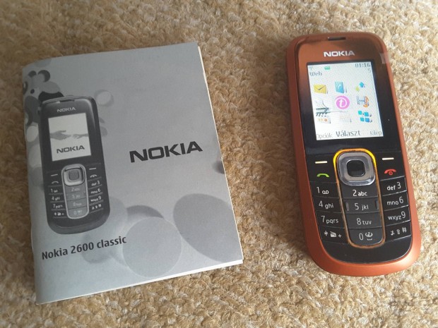 Nokia 2600c mobiltelefon vadonatj tokban flival, tkletes mkds