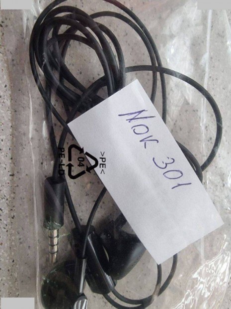 Nokia 301 Headset Fülhallgató WH-109 új eladó