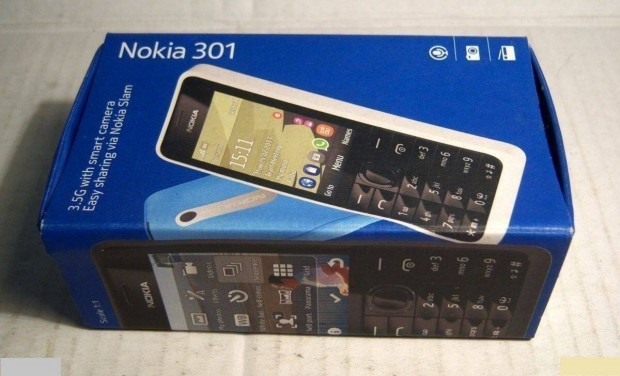 Nokia 301 mobiletelefon Handy doboz, magyar nyelv hasznlati tmutat