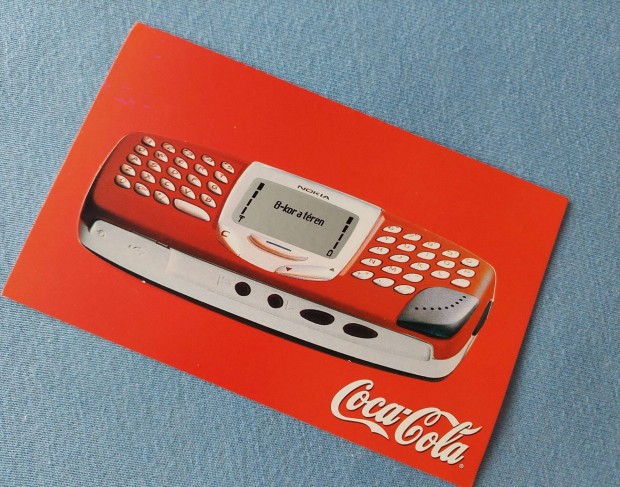 Nokia 5510 s Coca-Cola kpeslap reklm dvzllap 90-es vekbl