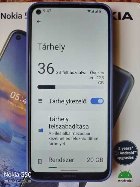 Nokia 5,4 128gb nfc újszerű