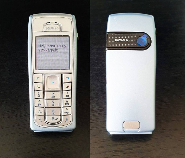Nokia 6230 jszer fggetlen hibtlan halvny kk telefon