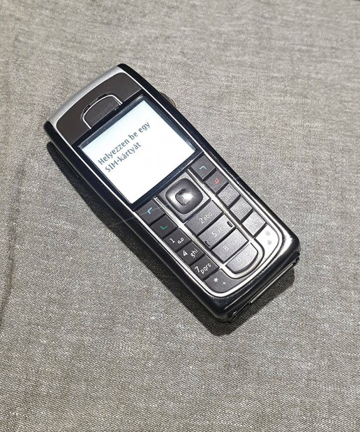 Nokia 6230i jszer, fggetlen, magyar, fekete logo nlkli