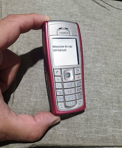 Nokia 6230i jszer, fggetlen, magyar, ritka pink szn