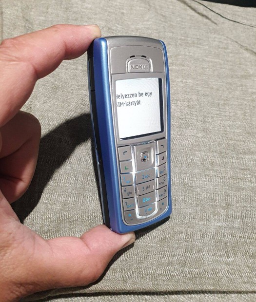 Nokia 6230i jszer, fggetlen, magyar, ritka stt g kk szn