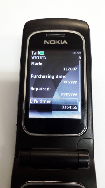 Nokia 6555 mobiltelefon (Yettel) szp llapotban elad