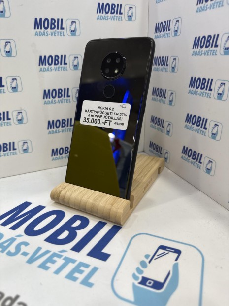 Nokia 6.2 K�rtyaf�ggetlen 64 GB, 12 h� garancia