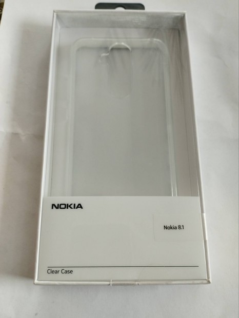 Nokia 8.1 htlaptok, tltsz szilikon, bontatlan csomagols