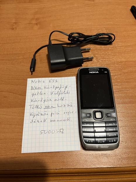 Nokia E52 nem krtyafggetlen 