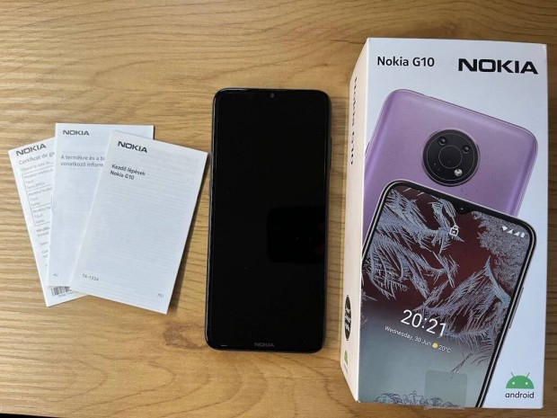 Nokia G10 Android ONE Okostelefon - risi Kijelz DUAL SIM Fggetlen!