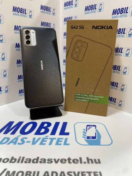 Nokia G42 5G Kártyafüggetlen 128 GB 6 GB Ram, 12 hó garancia
