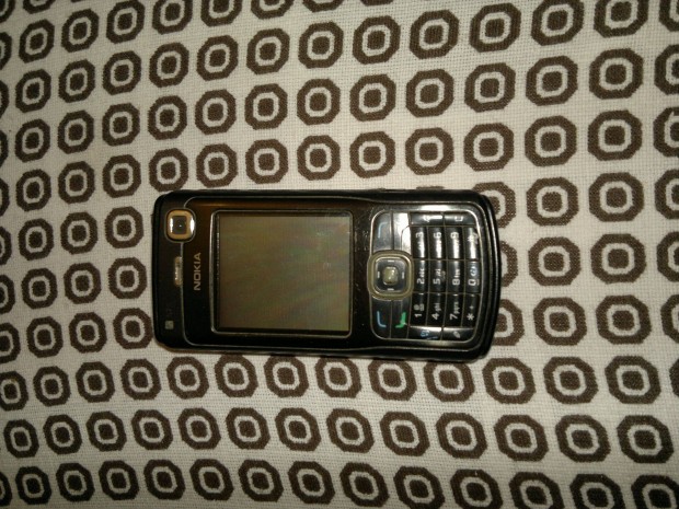 Nokia N70 mobiltelefon -1 db fekete,