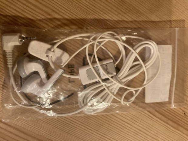 Nokia headset, fehér