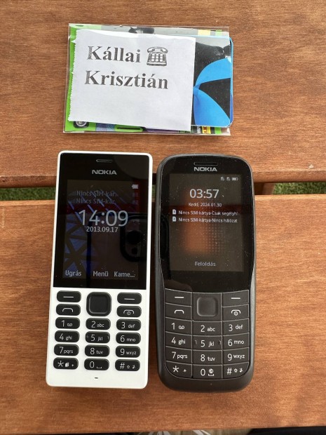 Nokia nyomgombos dual SIM telefonok elad 