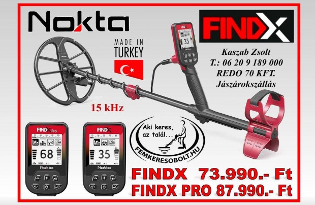 Nokta Findx j Fmkeres Fmdetektor