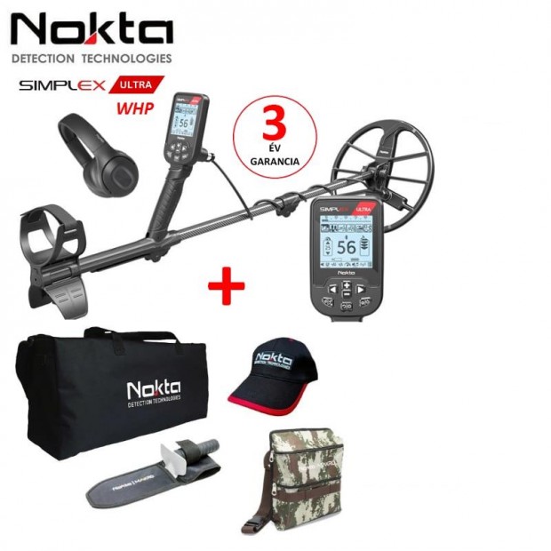 Nokta Simplex Ultra WHP fmkeres fmdetektor + ajndk kiegsztk