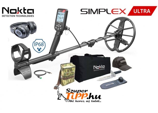 Nokta Simplex Ultra fémkereső + Whp + kiegészítők